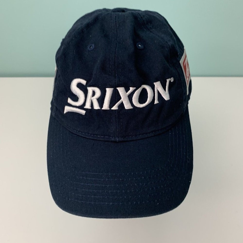 Srixon ZStar Truckers Hat Strap Back Mens Blue Golf Logo Adjustable Baseball Cap